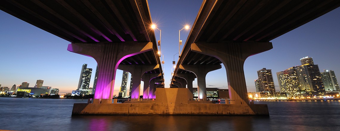 Split Road Skyline